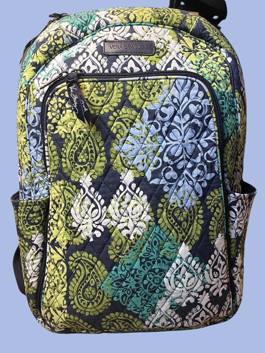VERA BRADLEY Laptop Backpack in Caribbean Sea