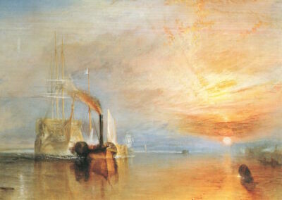 Kunstkarte William Turner ''Die letzte Fahrt der Fighting Témeraire''