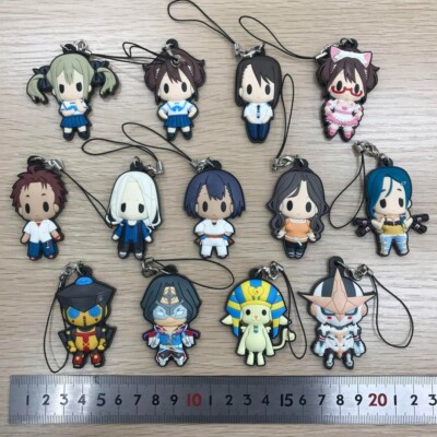 Robotics Notes figure rubber key chain Lot 13 set mascot Japan anime hobby m592