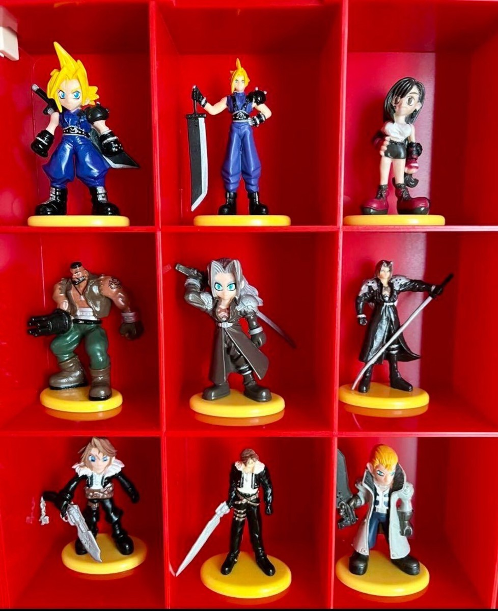FF Novelty Limited Case Display Box Set Final Fantasy Coca Cola