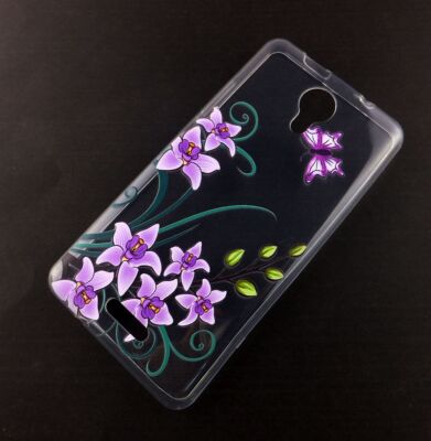 Wiko Jerry 2 Handyhülle Schutzcase Lotusblume Cover Bumper Schale Etuis Rahmen