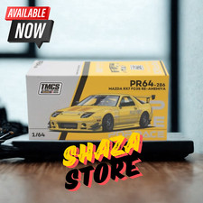 Pop Race Mazda RX7 FC3S 1/64 Exclusive Pr64-286 Re-amemiya Yellow Tmcs 2025