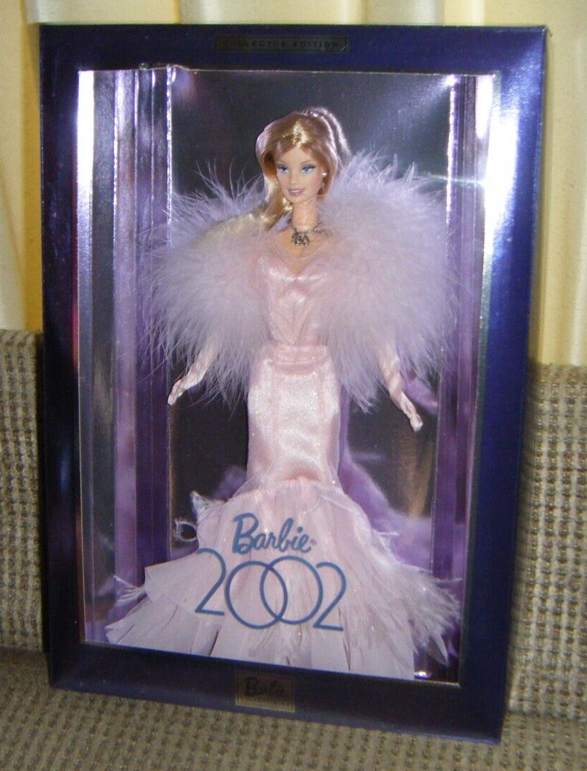 2002 COLLECTOR EDITION BARBIE DOLL Mattel 53975 Pink Dress MIB Box
