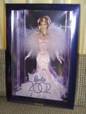 2002 COLLECTOR EDITION BARBIE DOLL Mattel 53975 Pink Dress MIB Box Damage