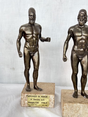 Falarp - Trio Bronzefiguren von Riace - Bronze 20,5 cm - Bild 2 von 7