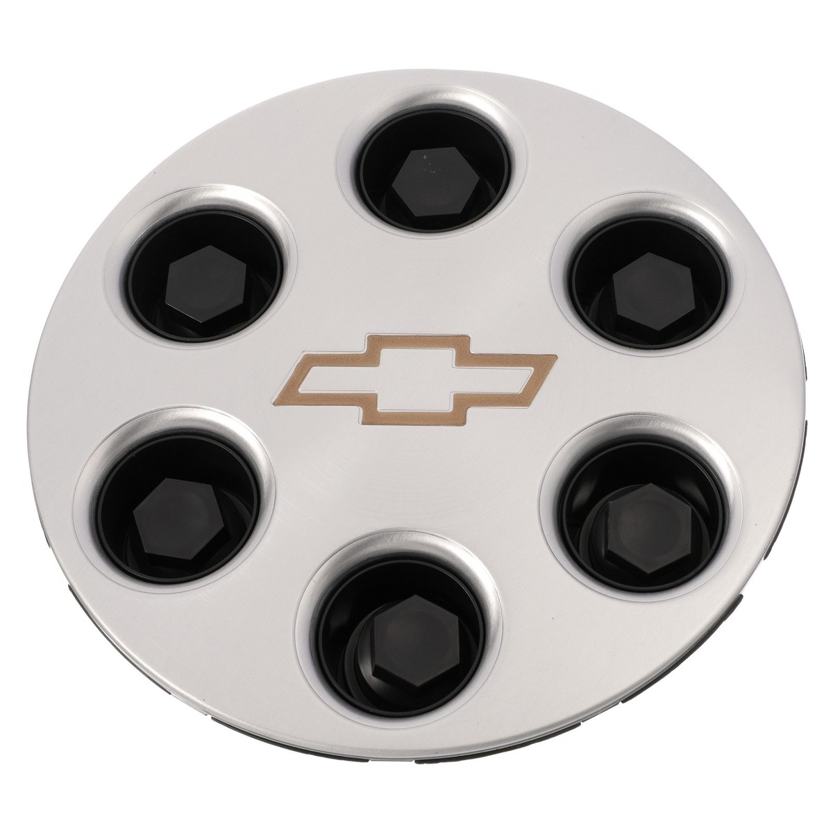 OEM NEW Wheel Hub Center Cap Brushed Aluminum w/Bowtie 02-04