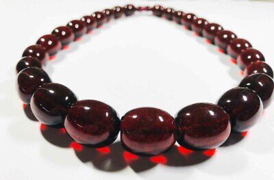 Collier En Ambre Naturel De La Baltique - Perles Baroques, 54cm, 53gr, Origine Lituanie