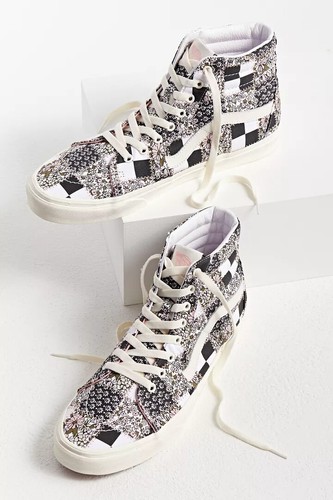 high top patchwork vans