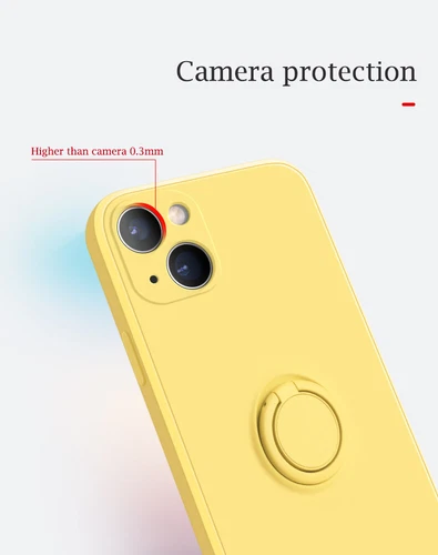 Etui na iPhone 16 15 14 13 Pro Max 12 11 XR XS Silikonowe etui ochronne Ring Cover - Zdjęcie 11 z 28