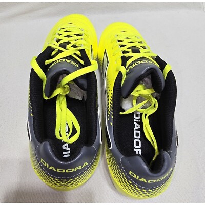 Diadora Men\'s Soccer Cleats Size 9.5 Yellow & Black Lightweight Synthetic Diadora Men main image 2