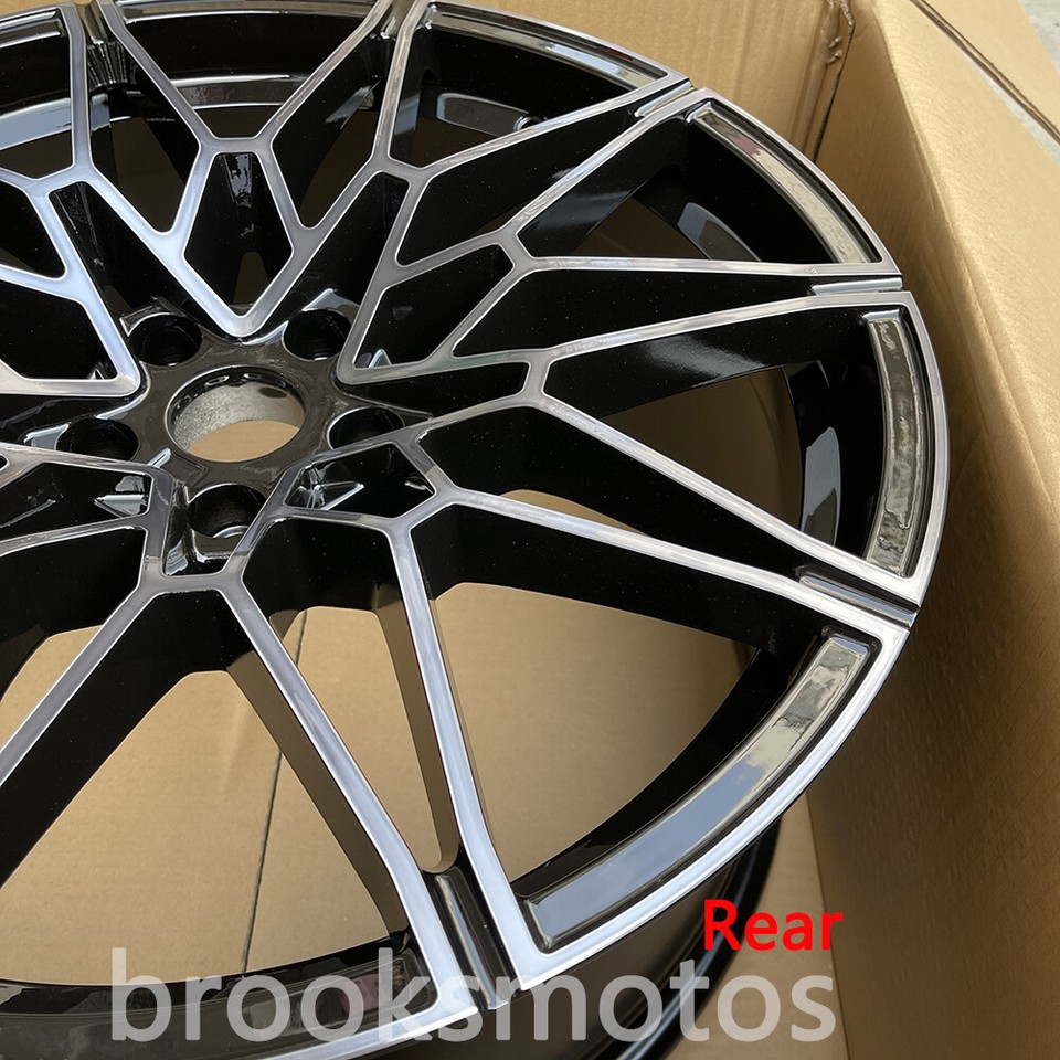 19" SQUARE SETUP WHEEL RIM FIT 2009-2016 BMW 5 SERIES 535 550 826 F10 ...