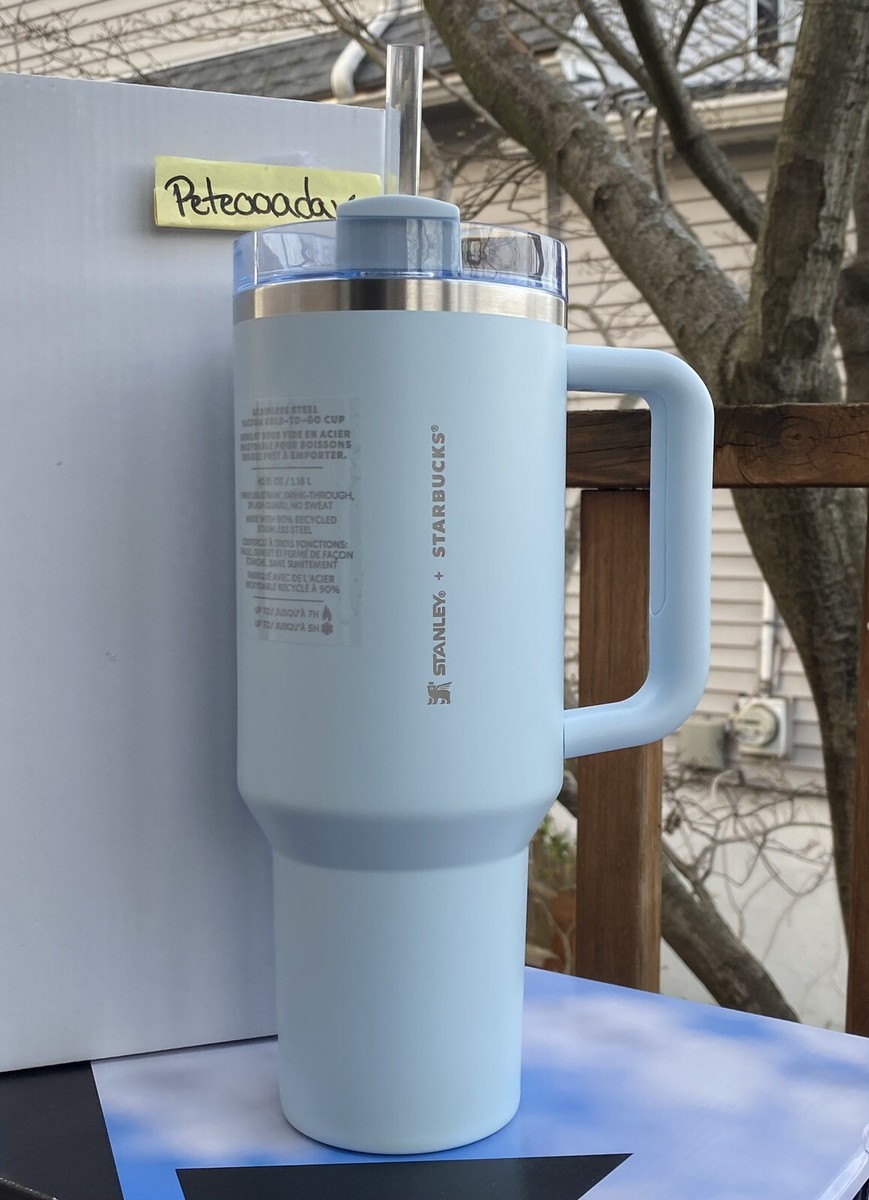 2024 Stanley Starbucks Spring Blue 40oz Tumbler New With Box