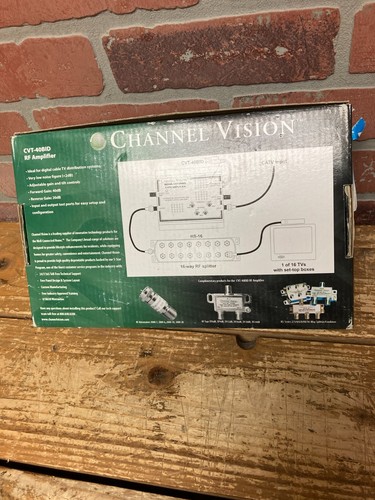 Channel Vision CVT-40BID 5-1000MHz RF Antenna/Cable Amplifier with 40DB Gain - Picture 4 of 6