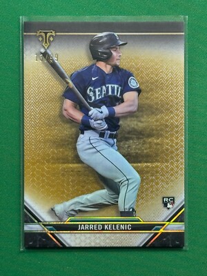 2021 Topps Triple Threads Baseball #16 Jarred Kelenic RC Gold Parallel /99