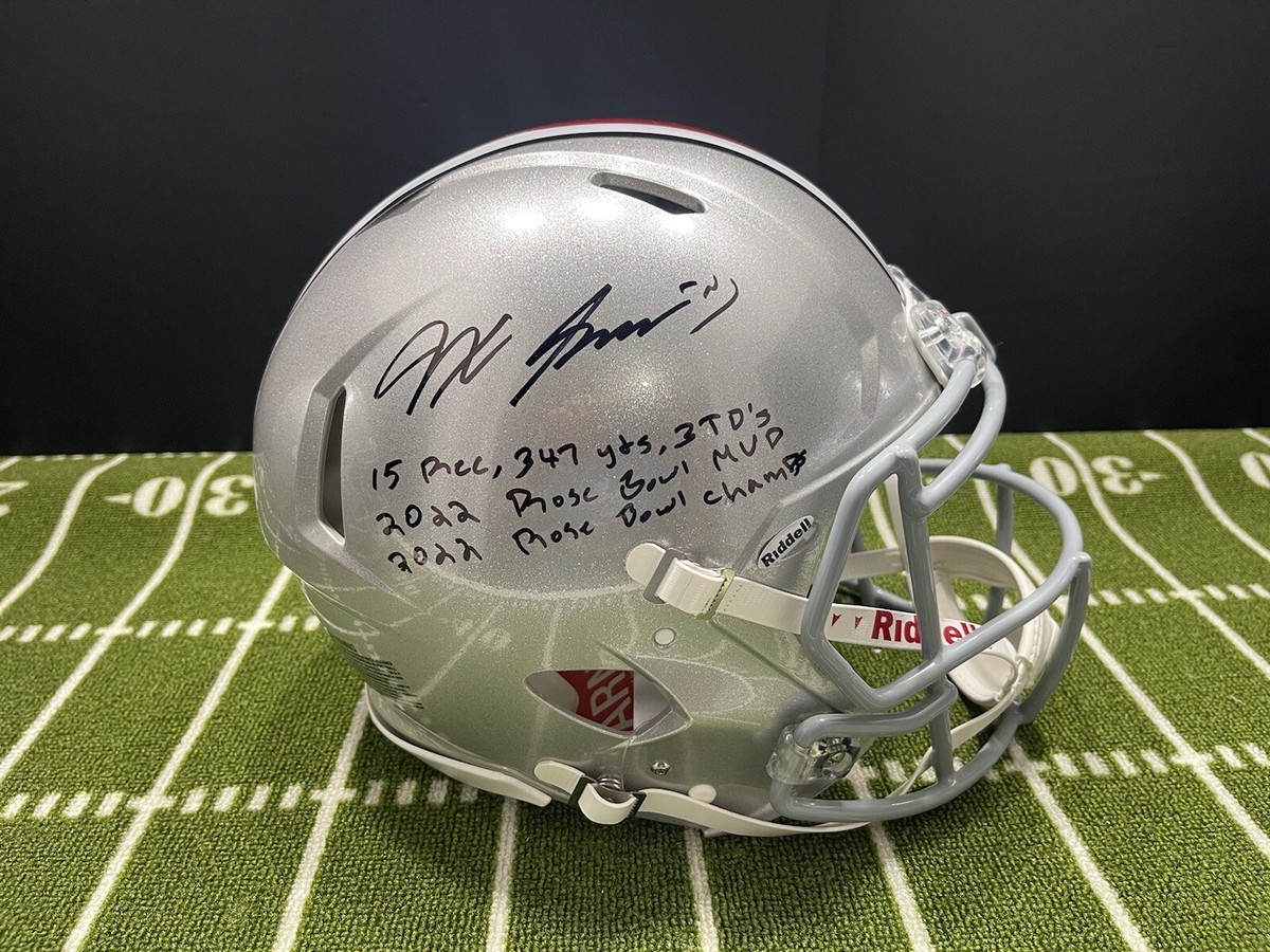 Jaxson Smith Njigba Signed Football Proof COA Autographed Seattle Seahawks Ohio State Jaxson Smith Njigba Signed Football Proof COA Autographed Seattle Seahawks Ohio State