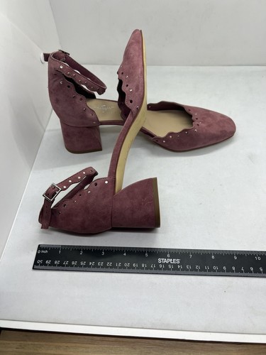 Lord and Taylor 424 Fifth Brandi Womens Pink Suede Shoes Sz US 9B Sampler - Picture 5 of 10