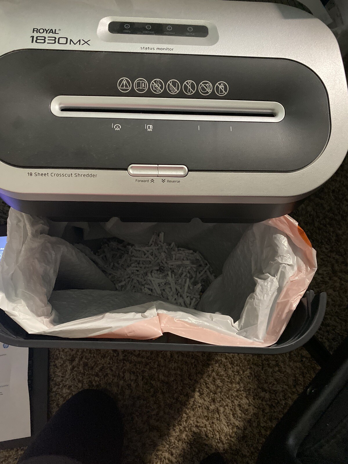 Royal 1830mx Cross Cut Paper Shredder For Sale Online Ebay