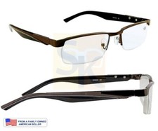  1.25-3.00 Reading glasses SEMI-rimless SHARP MENS WOMENS Stylish