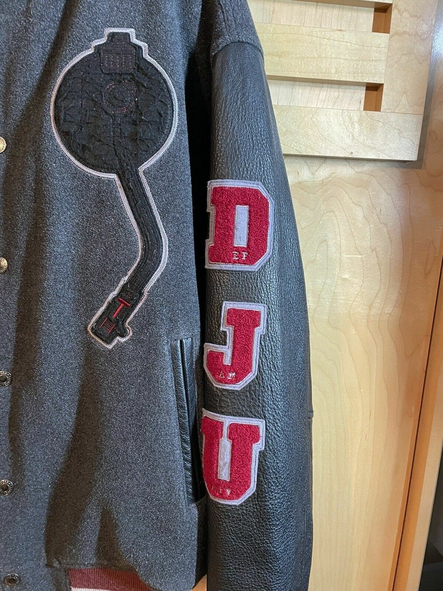 ジャケット・アウター Def jam 35th Anniversary Studium Jacket Def Jam Recording Wool Black Varsity Leather Jacket | Mens