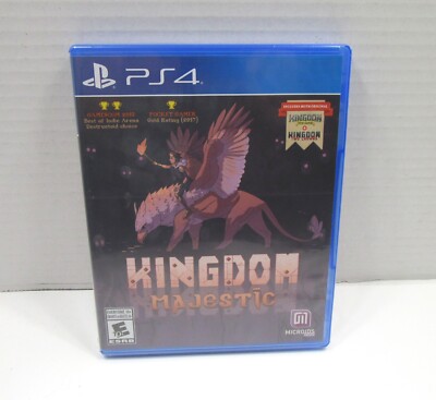 KINGDOM MAJESTIC Sony PS4 Video Game New Factory Seal