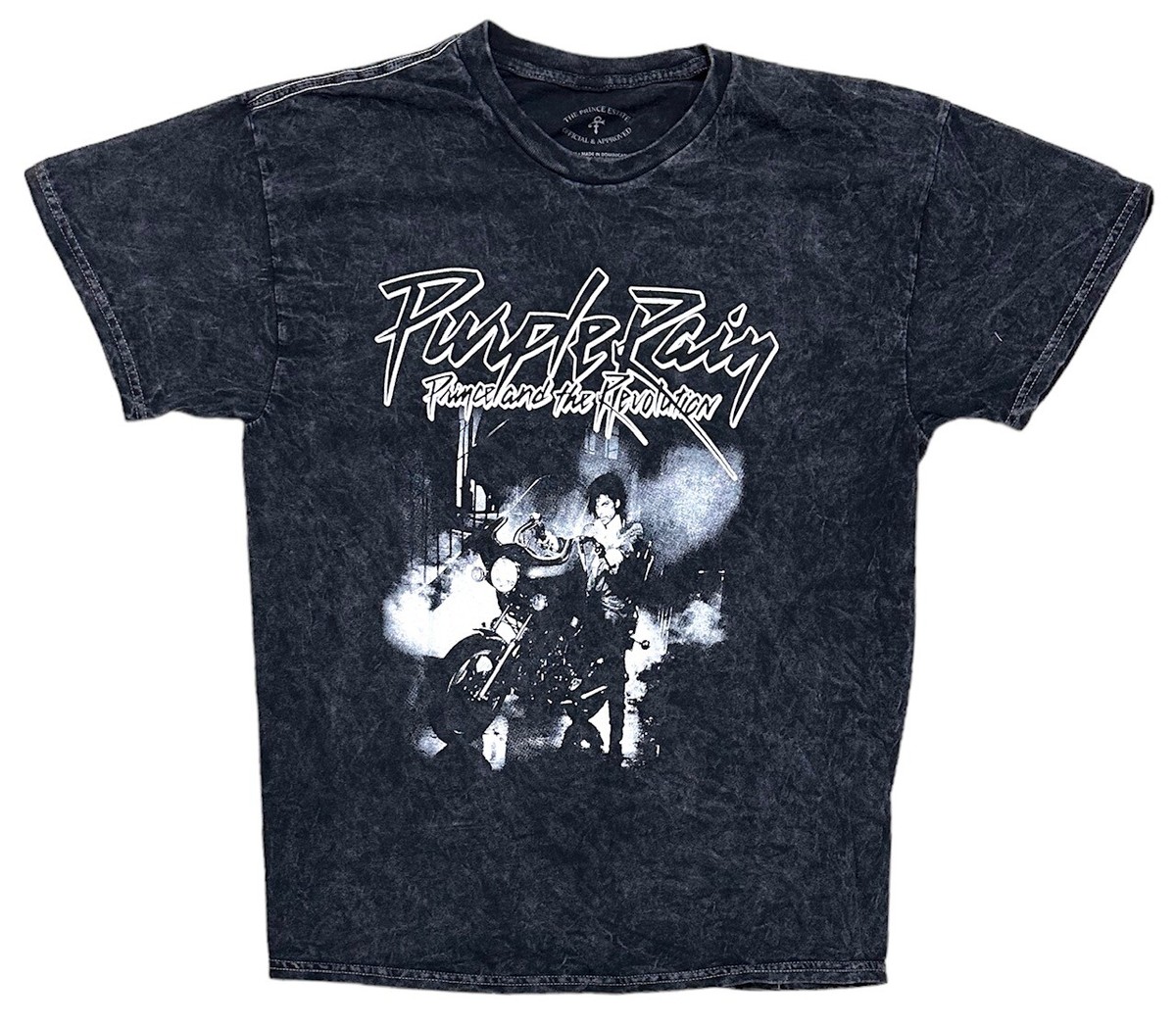 Prince Men's Purple Rain Mineral Stone Acid Distressed