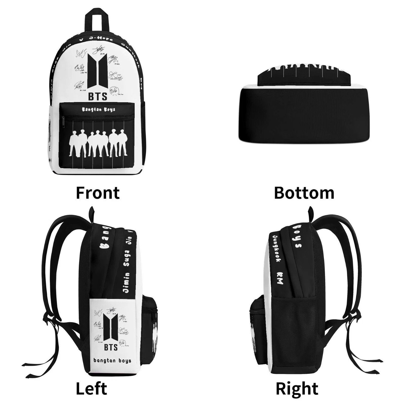 Bangtan Boys Backpack - Your Ultimate BTS Companion for K-Pop Adventure!