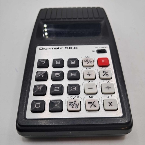 Digi-matic SR-8 calcolatrice elettronica vintage testata funzionante