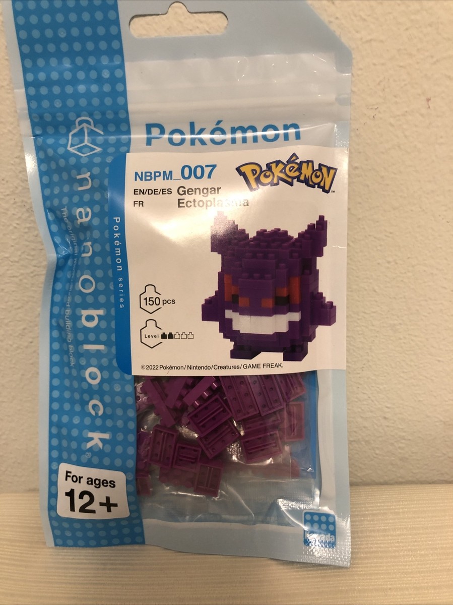 Nanoblock Kawada - Pokémon Gangar (Fantominus) - 150 Pièces - Kit De Construction Neuf