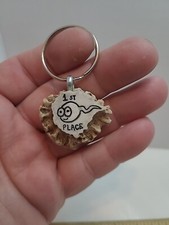 Hand Carved Deer Antler 1st Place Keychain Shed carving Folk Art elk