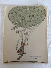 WW2 U.S. Technical Manual Parachute Sense Bureau of Aeronautics Booklet