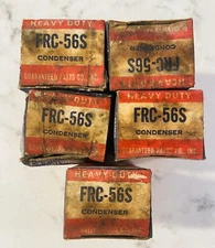 5 - Vintage NOS Genuine Guaranteed Parts Condenser FRC-56S