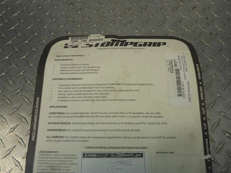 Kits de tracción NOS Stomp Design 44-10-0024 4320-1584 67-4645 649-2052 Foto 4 de 4