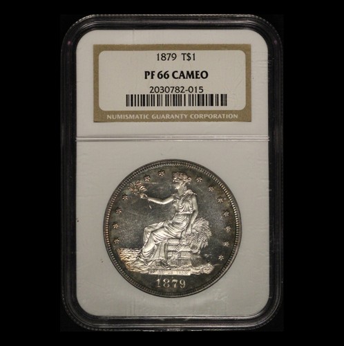 1879-T 1 $ Proof Trade Dollar NGC PF66 Cameo - kostenloser Versand USA