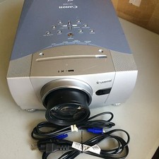 CANON LV-7555 SANYO PLC-XP55 LCD PROJECTOR, 4600 LUMENS  NEW FACTORY LAMP  