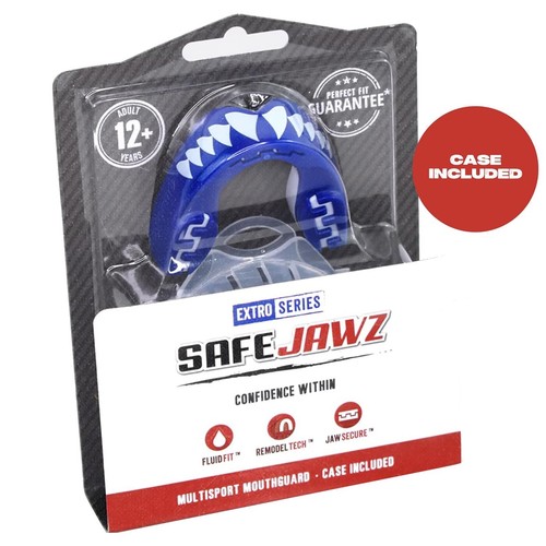 Protector Bucal Premium Doble Capa SafeJawz EXTRO con Spray Desinfectante y Estuche - Imagen 25 de 29