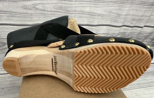 JAX & BARD BEATRICE LEDER CLOGS Damen Größe EU 37 US 6,5 / 7 RAVEN BLACK - Bild 9 von 9