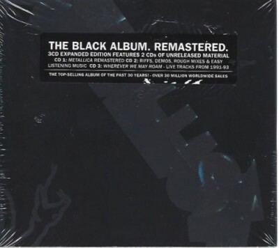 Metallica - The Black Album - Remastered - Digipack - 3 CD - Neu / OVP