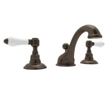 Rohl Viaggio A1408LPTCB-2 Widespread Bathroom Faucet Pop Drain Tuscan Brass New