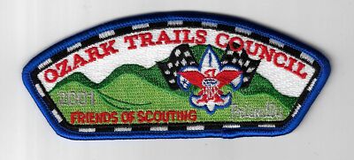 Ozark Trails Council SAP SA-20 FOS 2001 Friendly RBL Bdr. (DN $25) Springfield, 