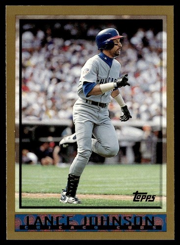 1998 Topps Minted in Cooperstown Lance Johnson Chicago Cubs #314