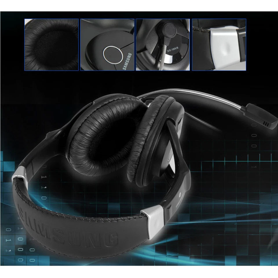 GENUINE SAMSUNG SHS100V/B Premium HiFi Stereo HEADSET HEADPHONES With MIC noise  - Image 4 of 4