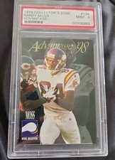 1998 collector's Edge Advantage Randy Moss PSA 9 MINT #196 ROOKIE
