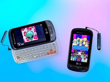 Vintage Y2K LG Mobile Slider Keyboard Cell Phone.Works 