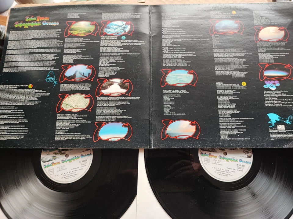 YES - Tales From Topographic Oceans - 2LP - 1st Press French  1973  / EX - Photo 3/3