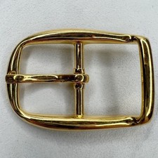 Vintage Gold Tone Simple Basic Belt Buckle for up to 1 Inch Belt