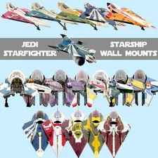 Starship Wall Mount for Star Wars Jedi Starfighters  Clone Wars, Obi-Wan, Anakin