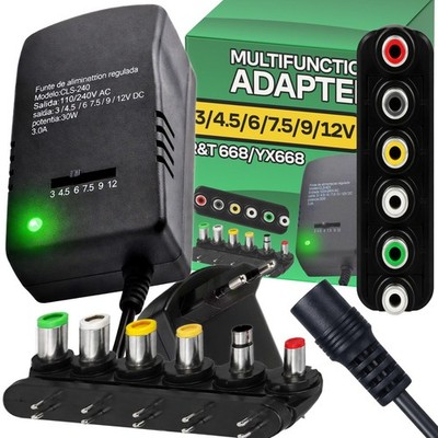 Universal Netzteil Stecker AC 3V-12V 7 Adapter Ladegerät Steckernetzteil Retoo