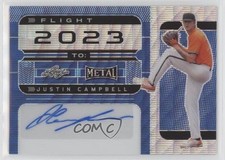 2022 Leaf Metal Flight 2023 To Blue Wave 3/7 Justin Campbell #FT-JC3 Auto 4z8