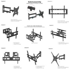 Multiple Style Adjustable TV Wall Mount Bracket 26“-70” Inch Smooth Swivel UK