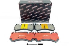 F&uuml;r Mercedes C216 CL63 AMG 2011-2013 Apec Bremsbel&auml;ge Vorne Kleidung Sensordraht